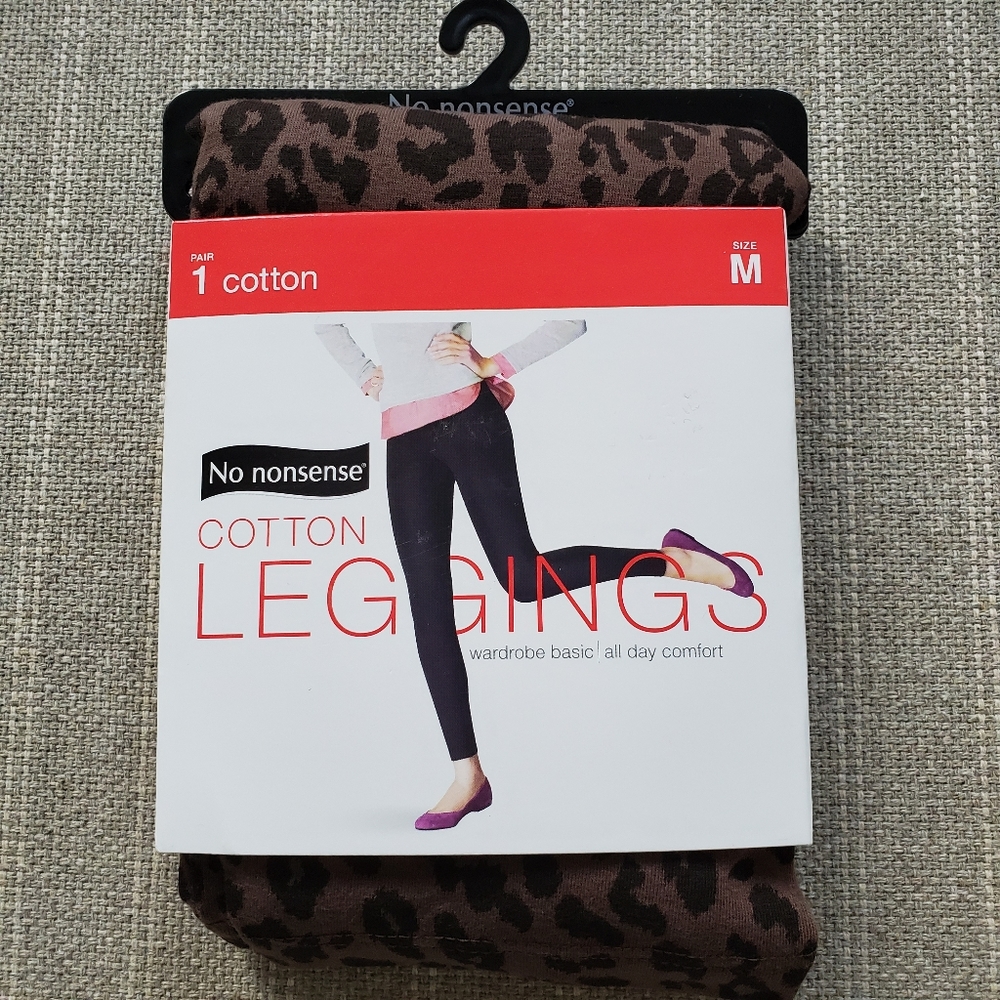 No Nonsense Animal Print Mink Leggings